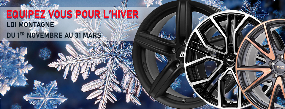 Jantes alu hiver loi montagne